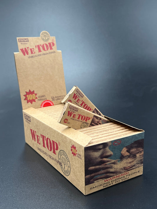 Wetop Brown 1 1/4 Size Rolling Papers