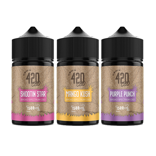 420 E-Liquids 1500mg Broad-Spectrum CBD E-Liquid (50ml)