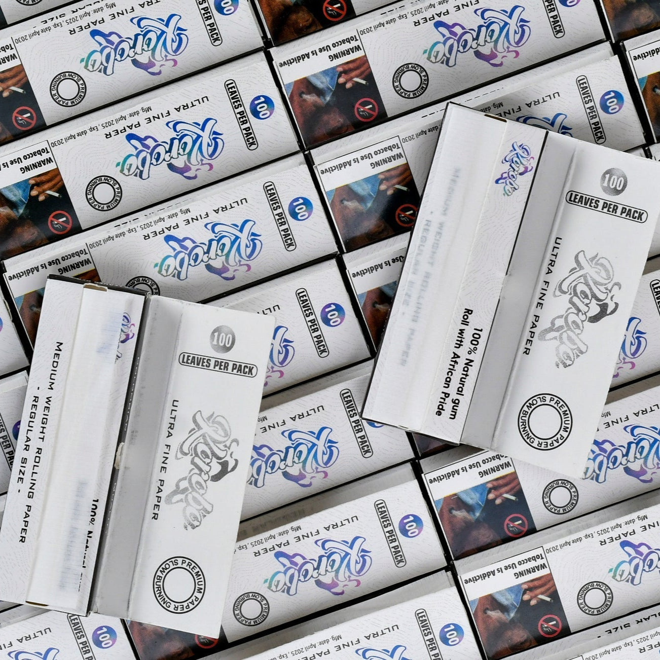 Korobo White Regular Size Rolling Papers - 100 Leaves