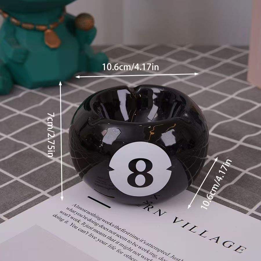 Classic Ceramic Tabletop Ashtray