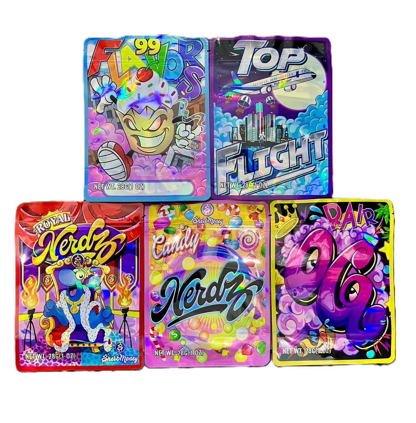 Mylar Ziplock Smell Proof Bag - 28g (100pcs)