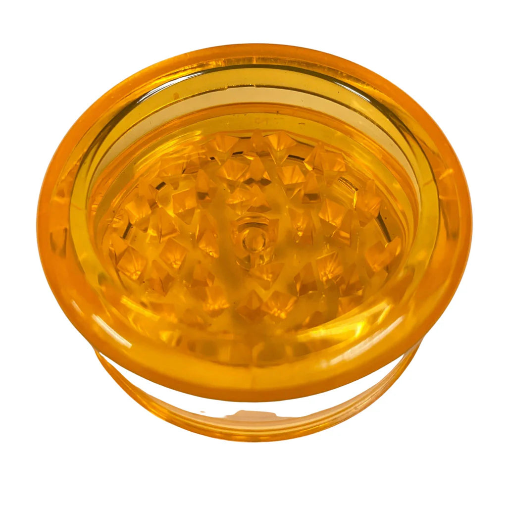 Acrylic Plastic Herb Grinder – 2 Layer 63mm (Plain Colors)