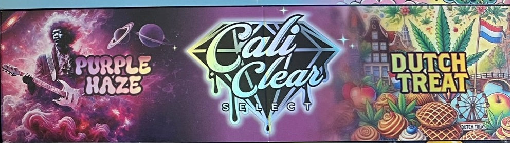 Cali Clear Liquid Diamonds 2G Dual Chamber Disposable Vape Cartridge