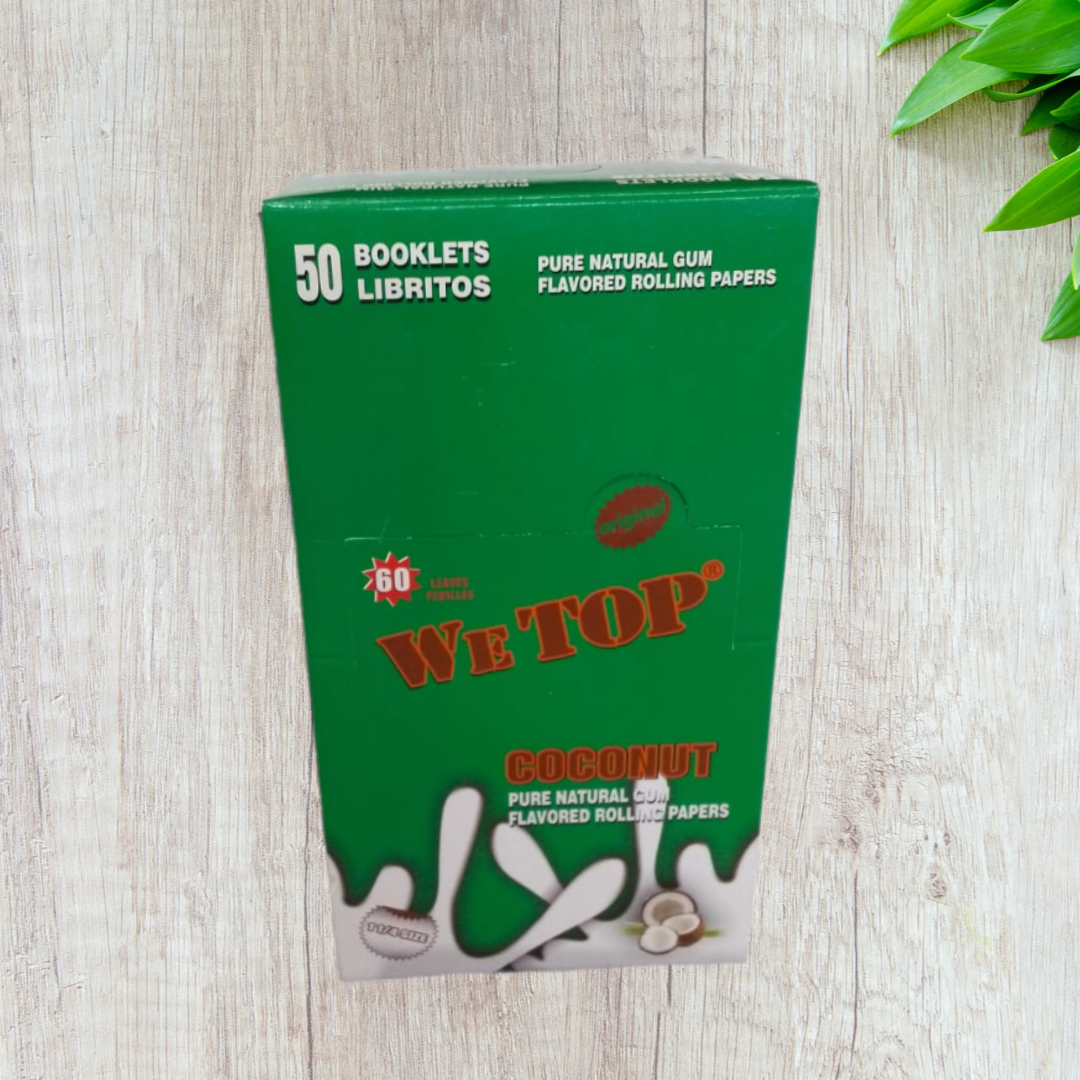 WeTop Flavoured Rolling Papers 1 1/4 Size - Booklet (60 Leaves)