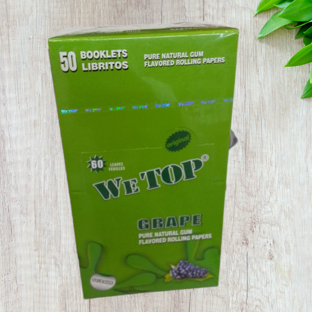 WeTop Flavoured Rolling Papers 1 1/4 Size - Booklet (60 Leaves)