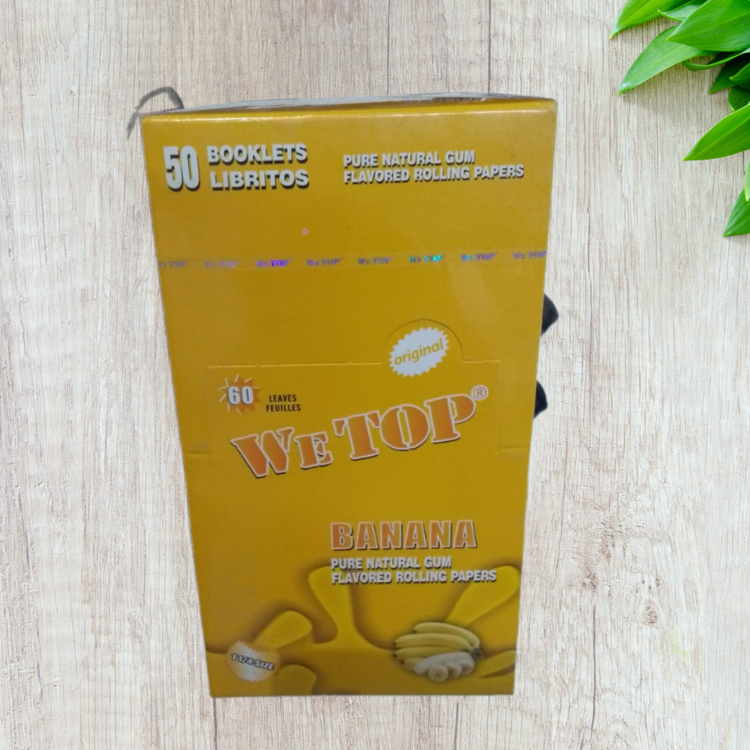 WeTop Flavoured Rolling Papers 1 1/4 Size - Booklet (60 Leaves)