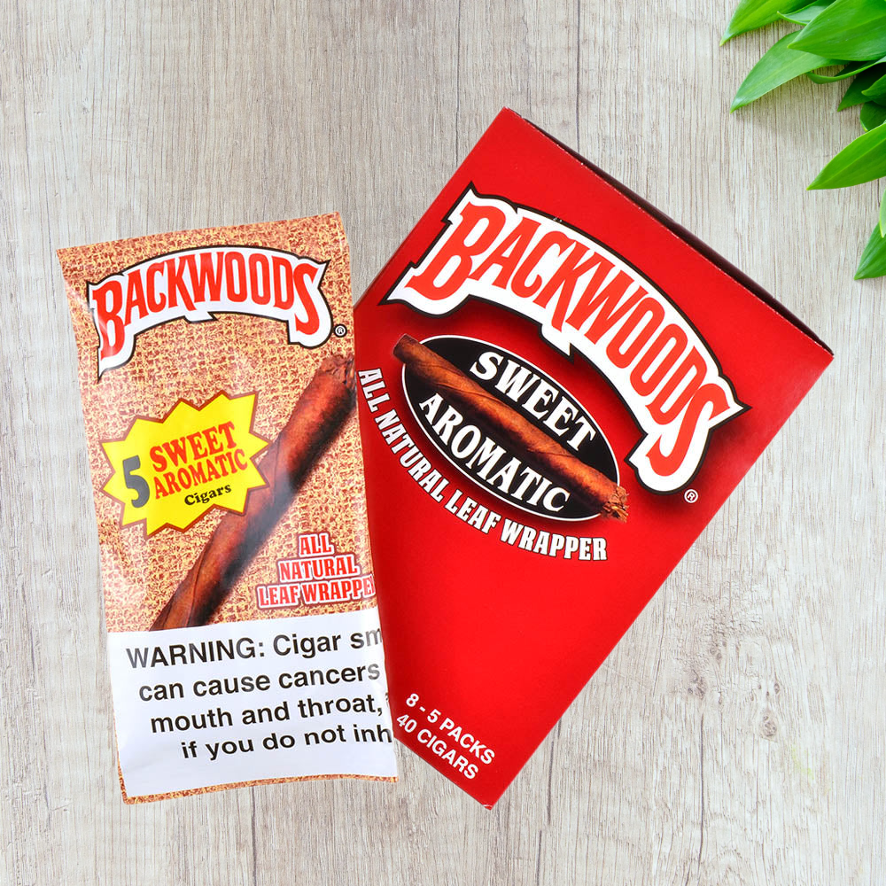 Backwoods Leaf Wrapper Cigars / Cigarillos - 5 Pack