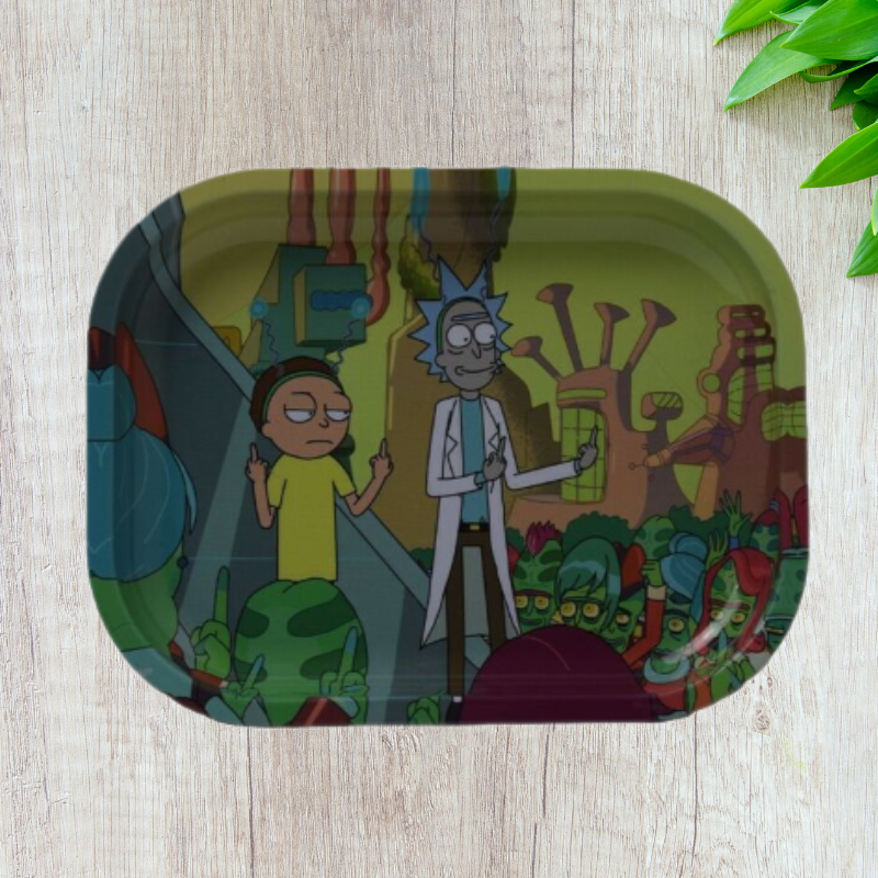 Rick and Morty Metallic Rolling Tray - mini