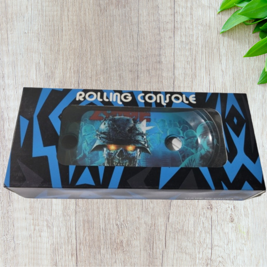 Foldable Metallic Rolling Console With Cone Holder Smoking Kit Gift Set