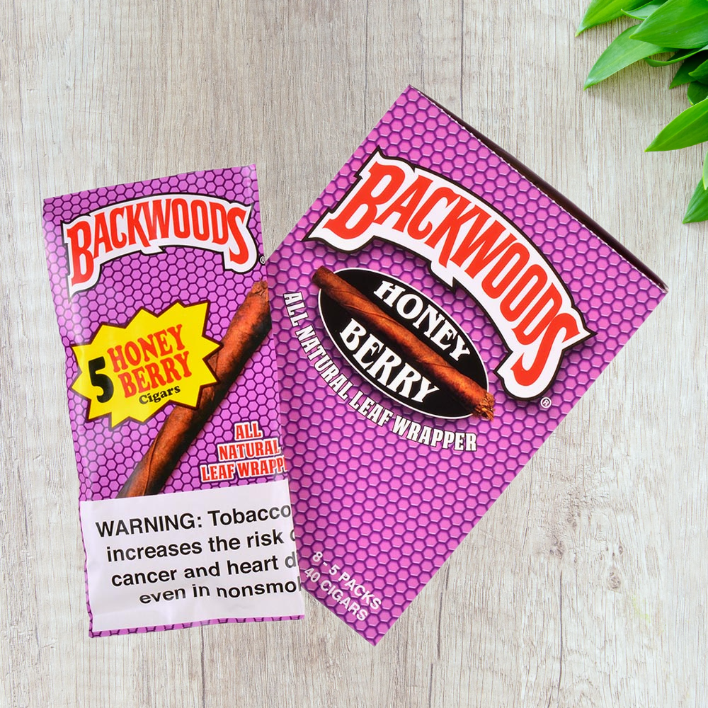 Backwoods Leaf Wrapper Cigars / Cigarillos - 5 Pack