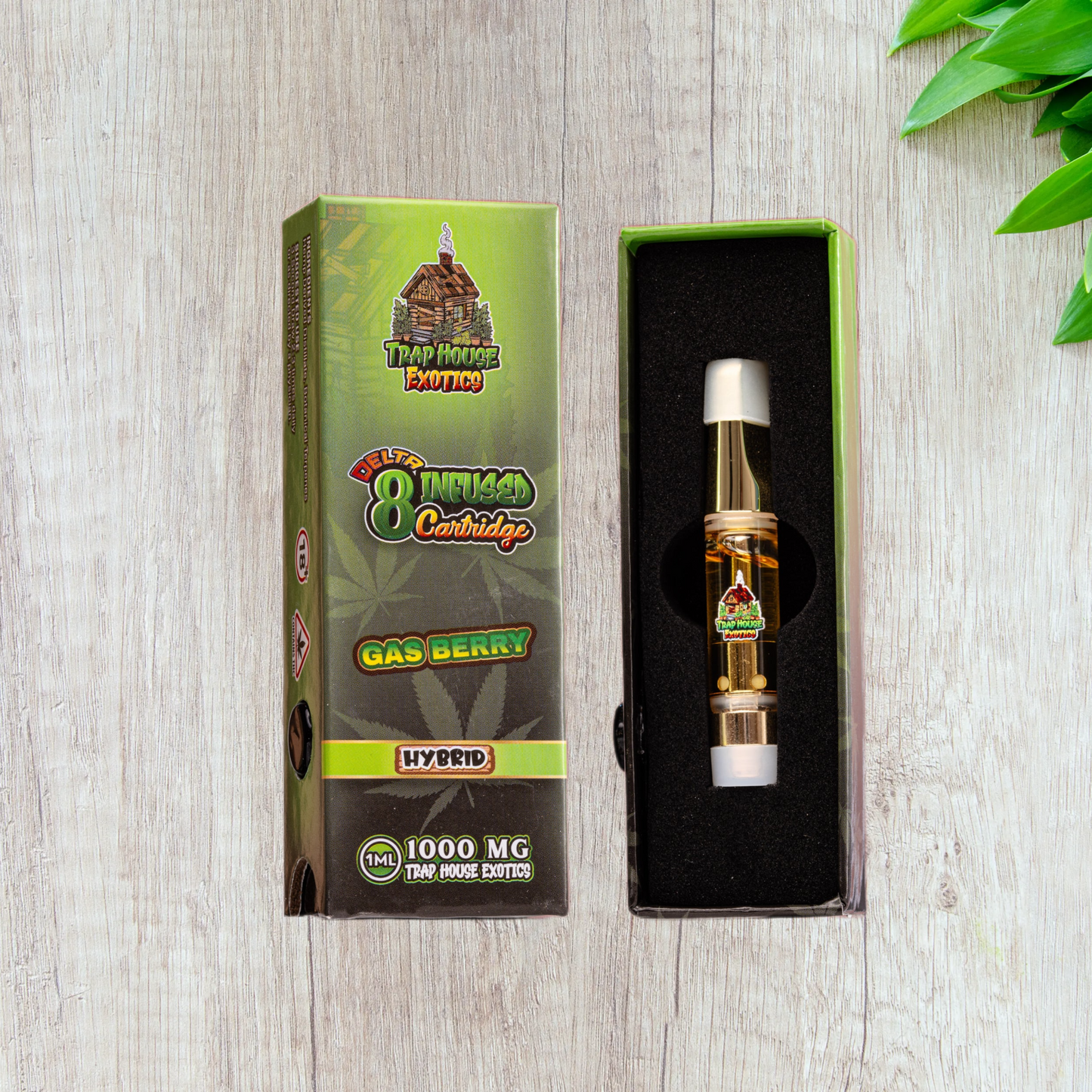 Trap House Exotics HYBRID Delta-8 THC Vape Cartridge 1000mg - 1g