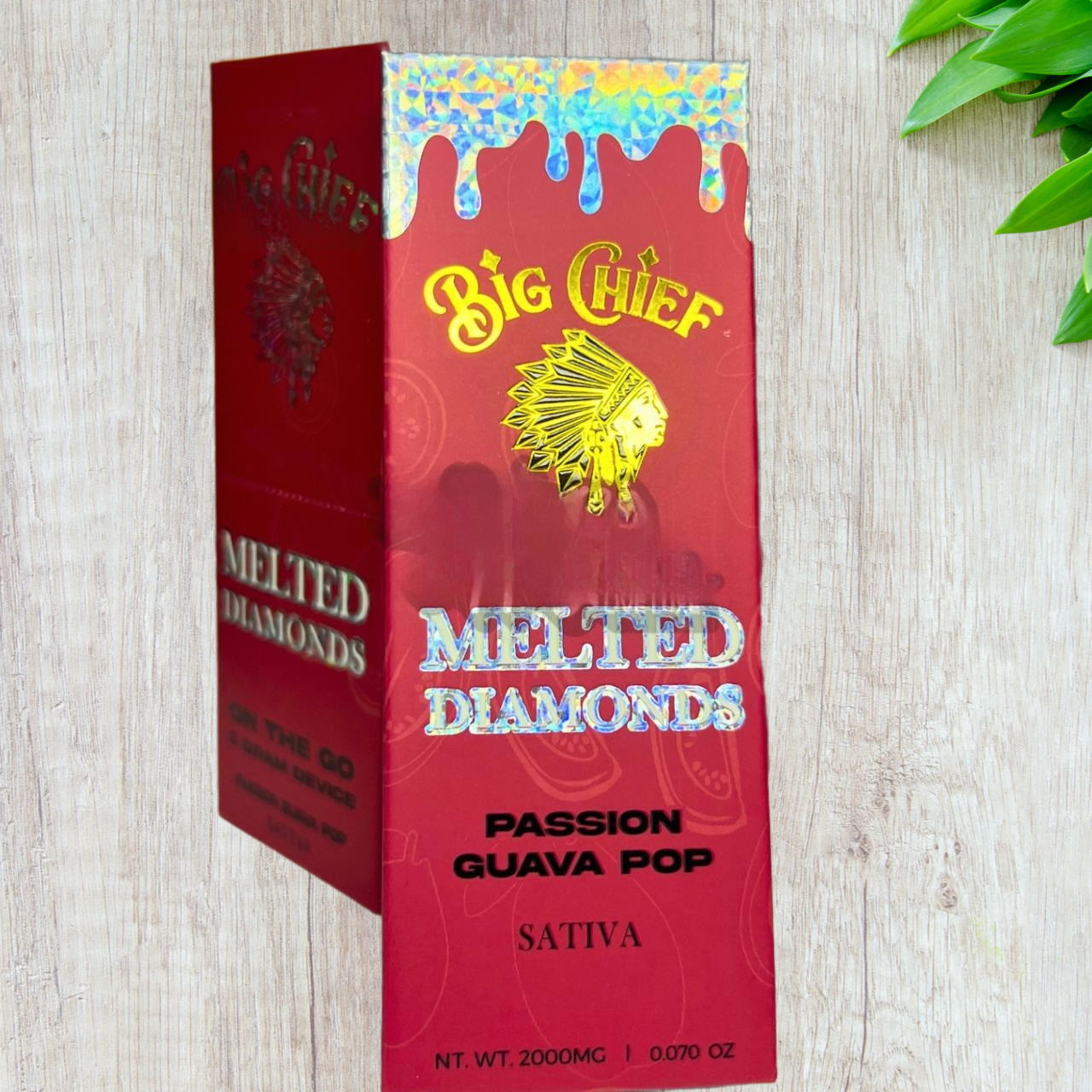 Big Chief Melted Diamonds Disposable Vape Cartridge 2g 2000mg