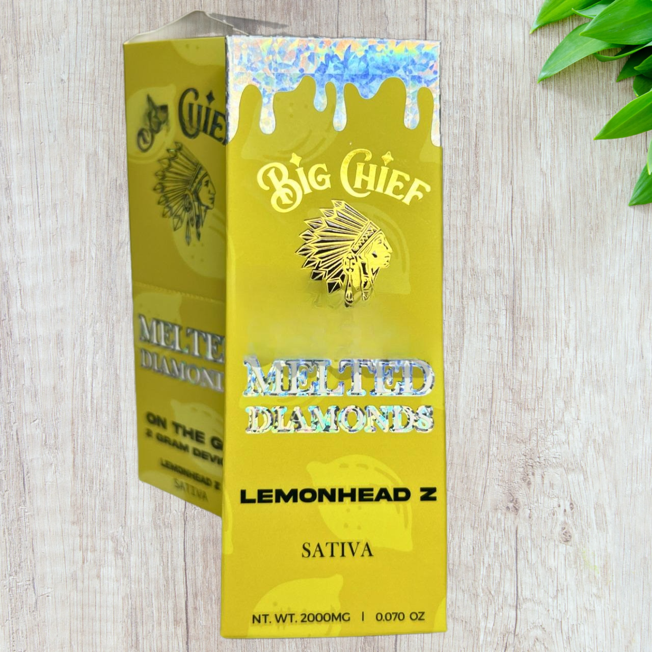 Big Chief Melted Diamonds Disposable Vape Cartridge 2g 2000mg