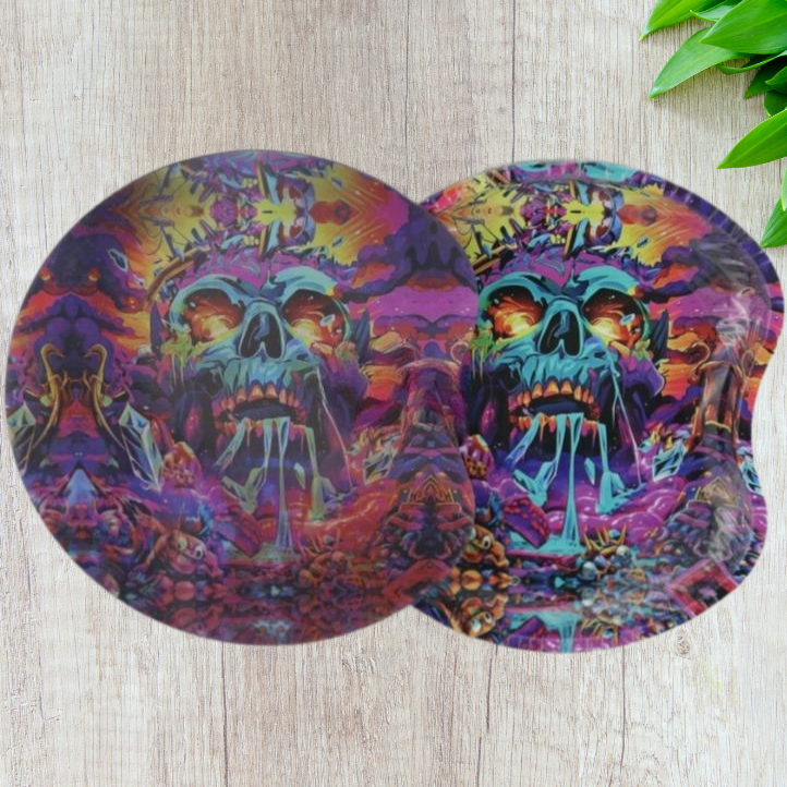 3D Holographic Rolling Tray with Magnetic Lid