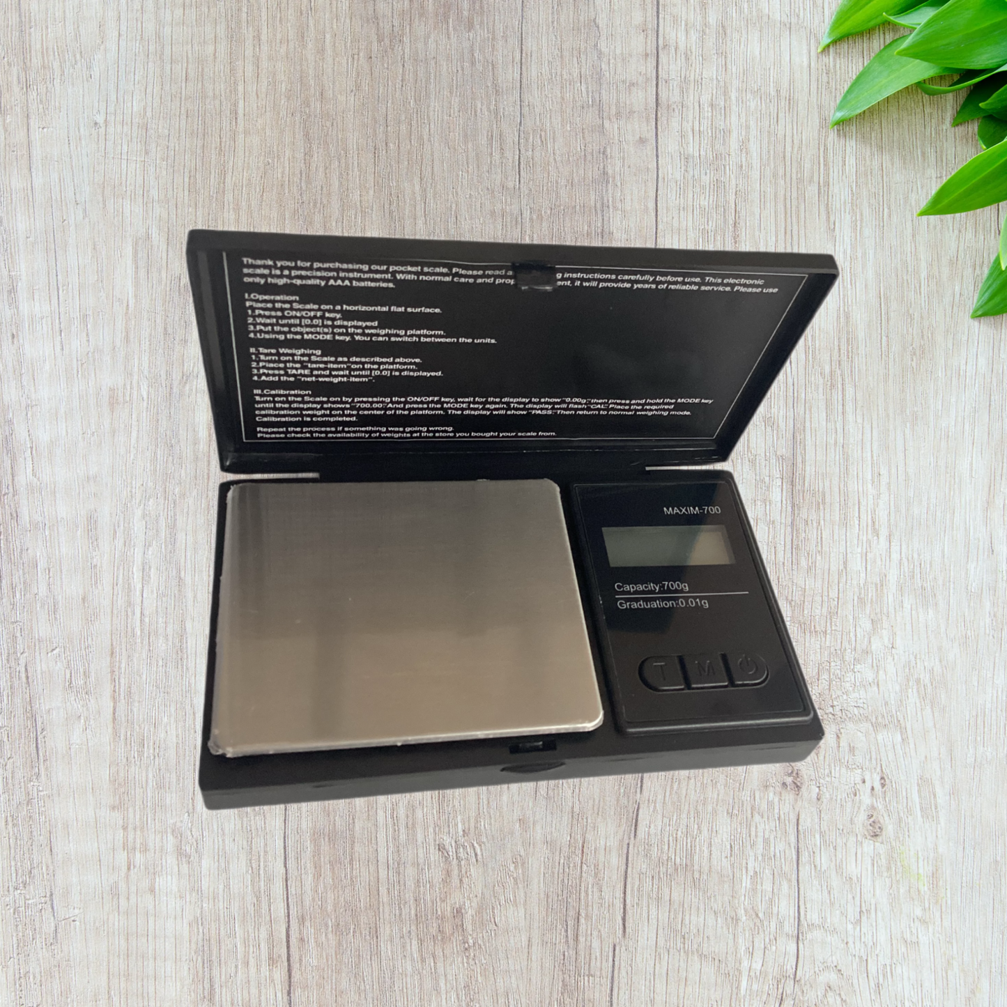 Backwoods Electronic Precision Pocket Scale - 0.01 - 700g Max