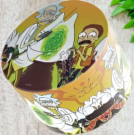 Rick & Morty 4 Layer Alloy Metallic Grinder - 63mm ( Medium Size)