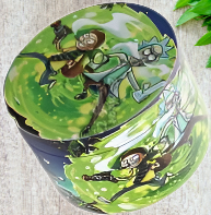 Rick & Morty 4 Layer Alloy Metallic Grinder - 63mm ( Medium Size)