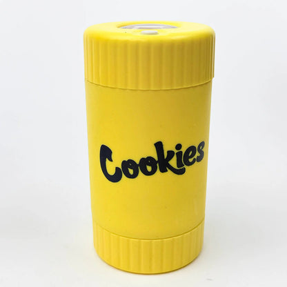 Cookies Multi-Function LED Storage Jar with Grinder