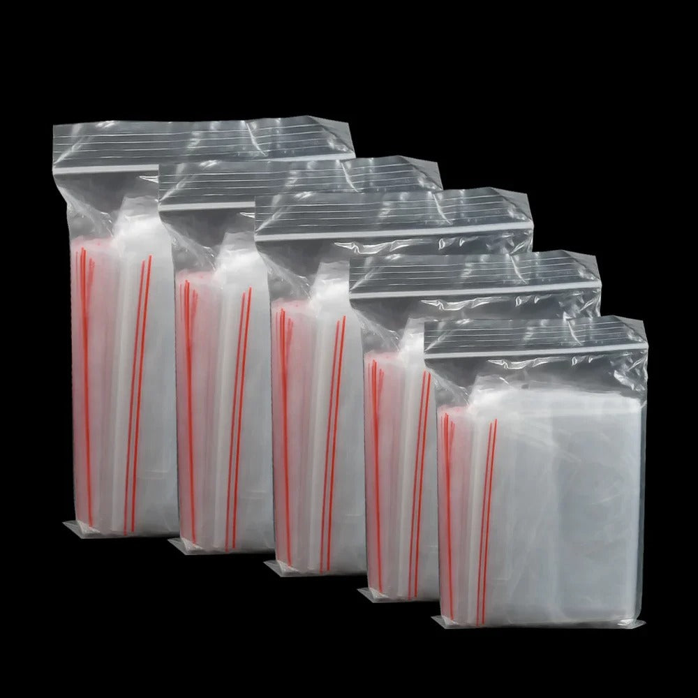 Clear Ziplock Resealable Airtight Vacuum Storage Food Grade Bags