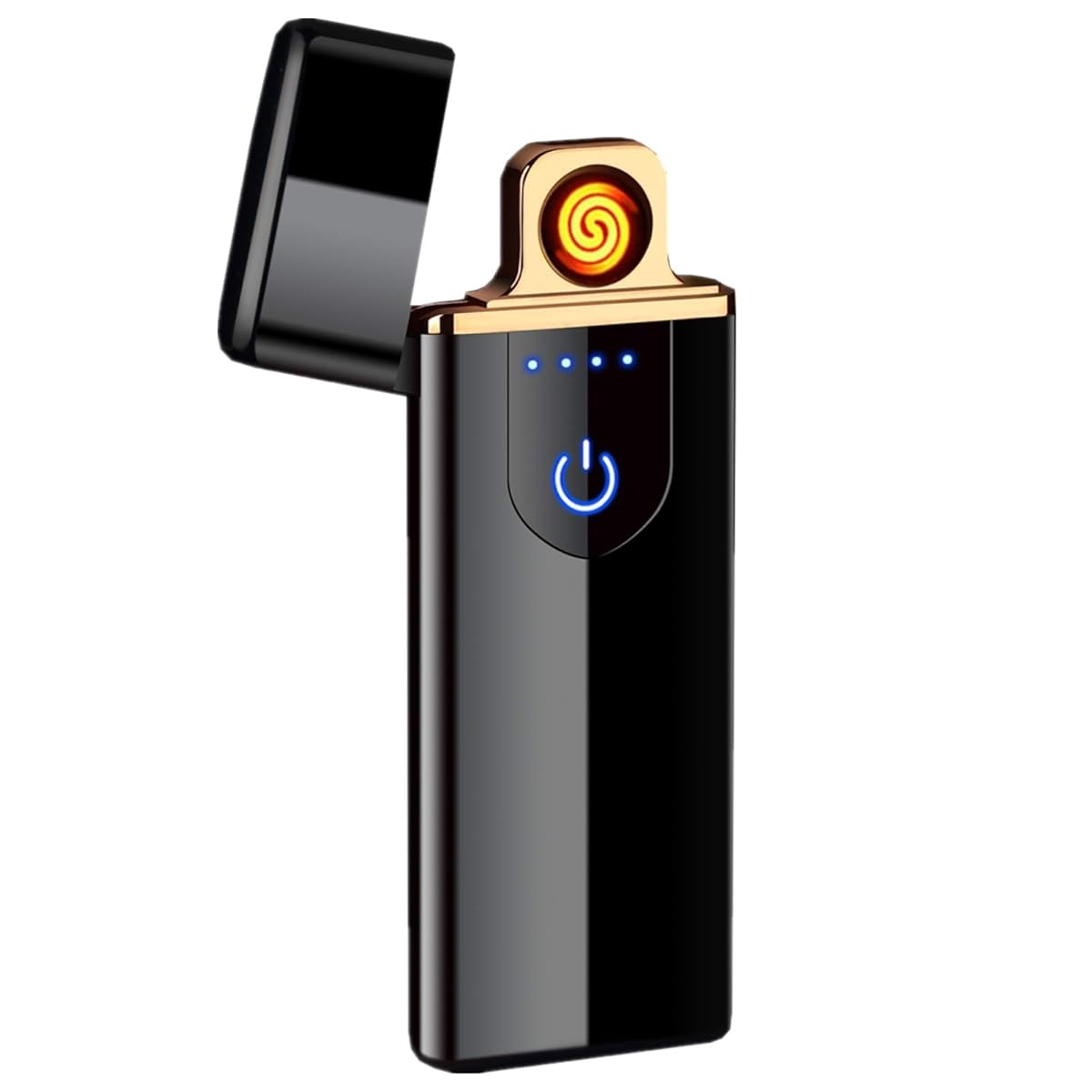USB Rechargeable Dual Arc Electric Lighter – Windproof Plasma Flameless