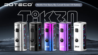 DOTECO TIK30 Starry Sky 510 Thread Battery - 400mAh Vape Cartridge