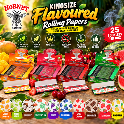 Hornet Flavored Rolling Papers - King Size