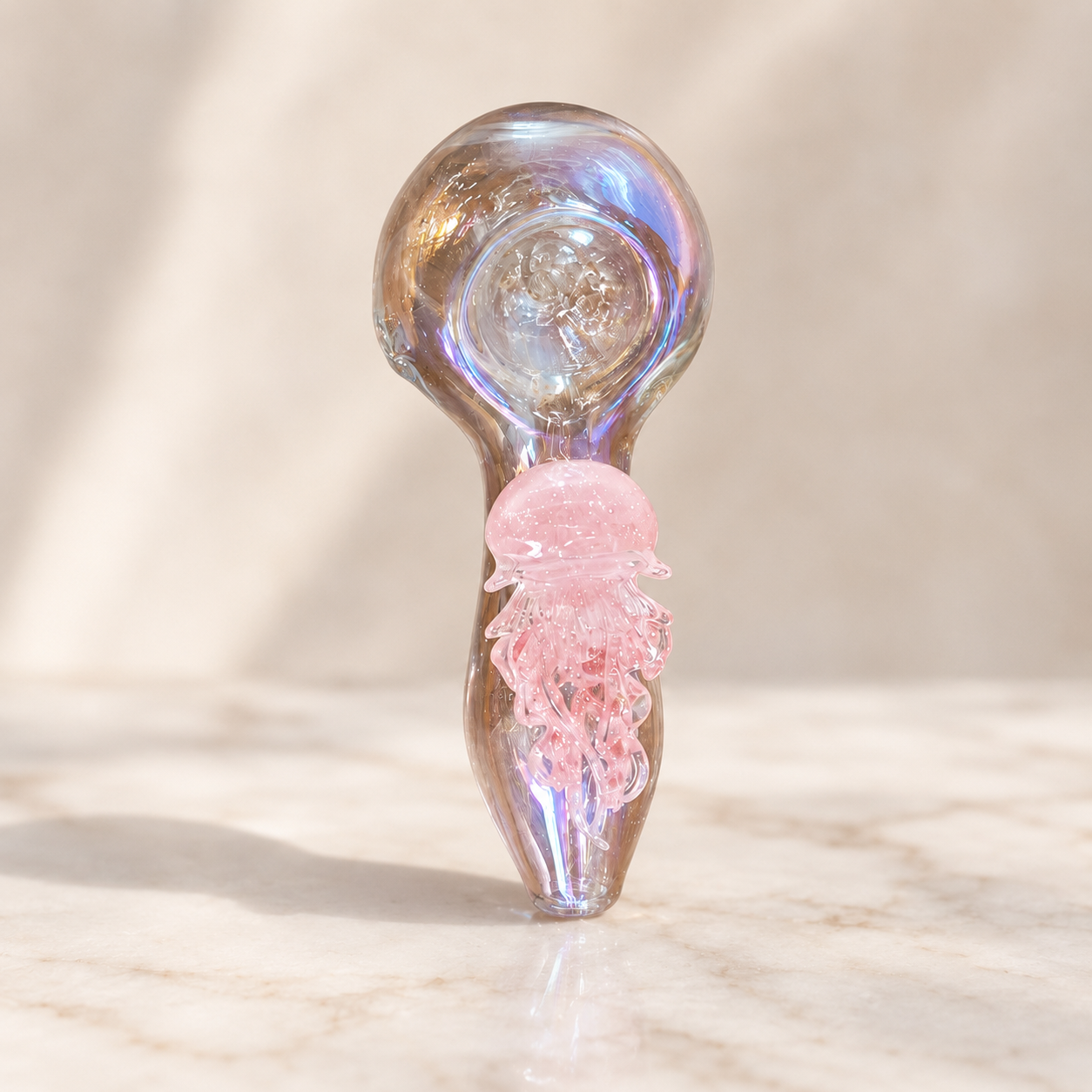Octopus Handcrafted Glass Pipe - 6 inch