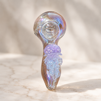 Octopus Handcrafted Glass Pipe - 6 inch