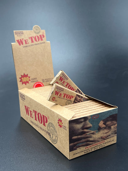 Wetop Brown 1 1/4 Size Rolling Papers