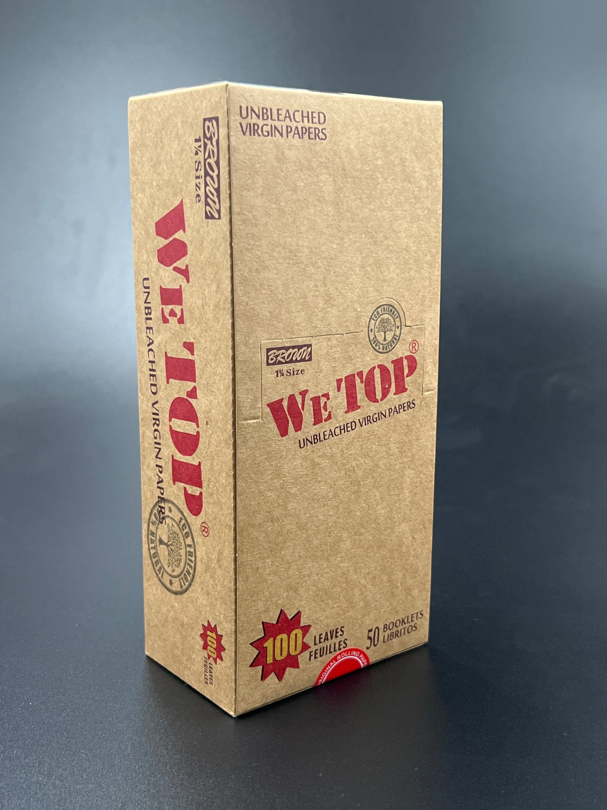 Wetop Brown 1 1/4 Size Rolling Papers