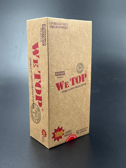 Wetop Brown 1 1/4 Size Rolling Papers