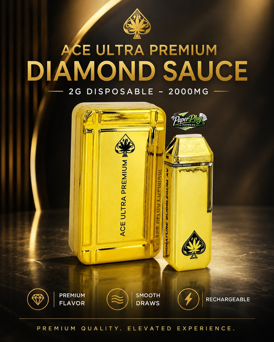 Ace Ultra Premium Diamond Sauce 2G Disposable  Vape Cartridge – 2000mg
