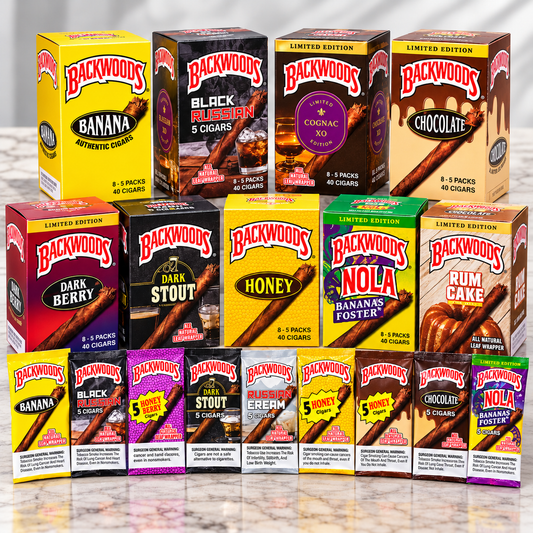 Backwoods Leaf Wrapper Cigar /  Cigarillo - 5 Pack