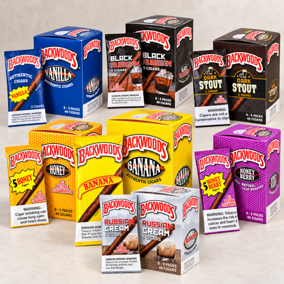 Backwoods Leaf Wrapper Cigar /  Cigarillo - 5 Pack