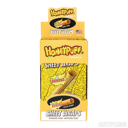 Organic Honeypuff America Blunt Sheet Wraps - 5 Wraps