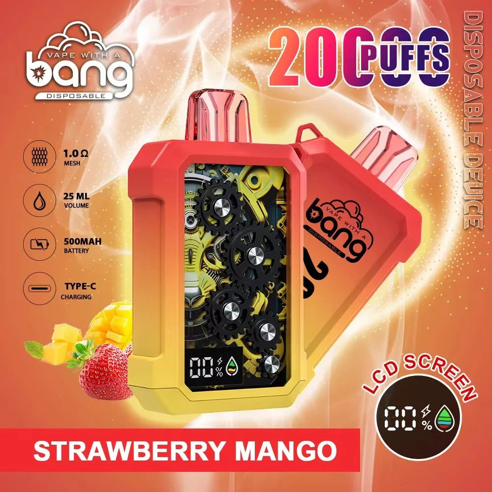 Bang Metal Gears 20000: 20K Puffs Disposable Nic Vape