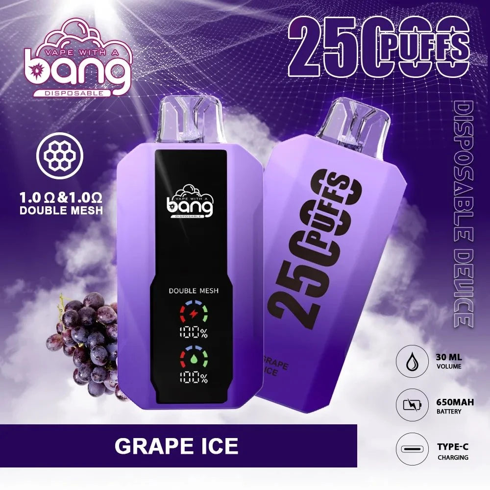 Bang 25000: 25K Puffs Disposable Nic Vape Pod