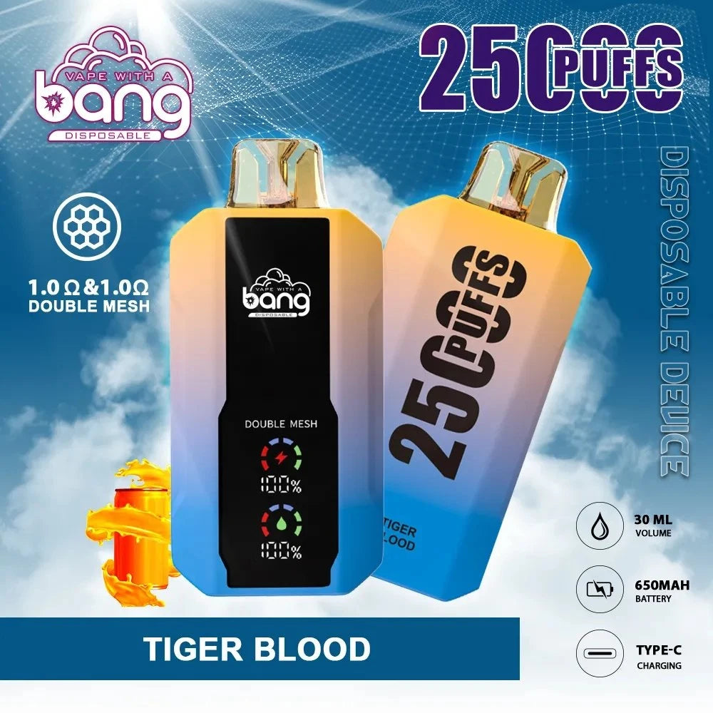 Bang 25000: 25K Puffs Disposable Nic Vape Pod