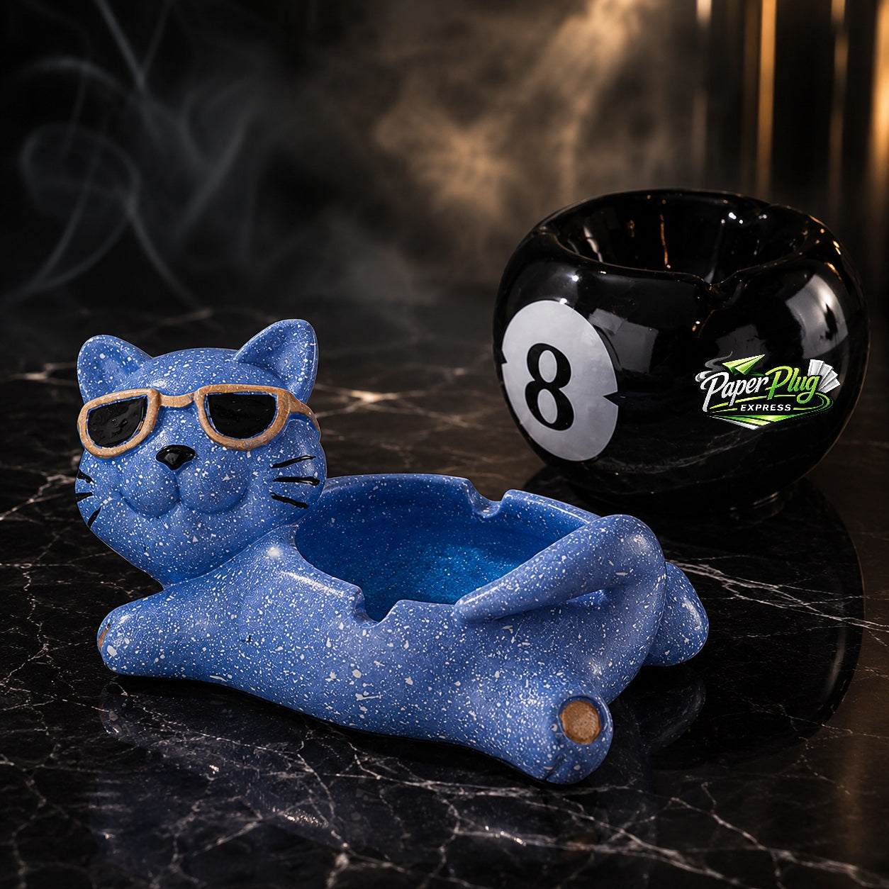 Classic Ceramic Tabletop Ashtray