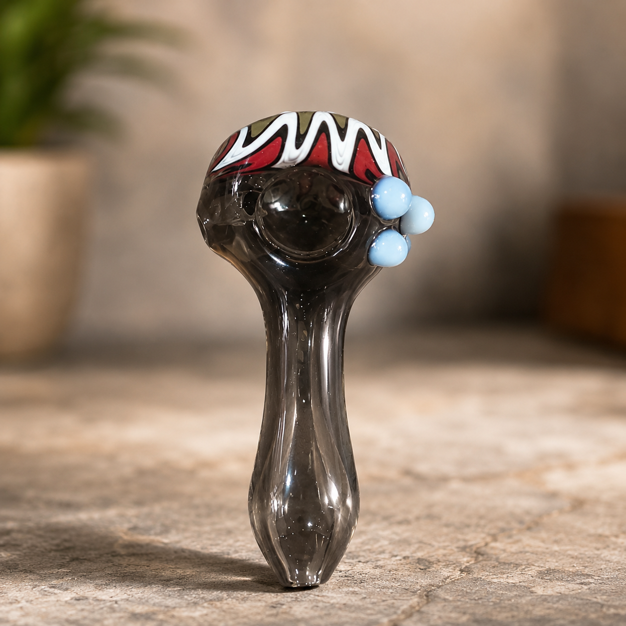 Fancy 5" Heavy Hand Glass Pipe