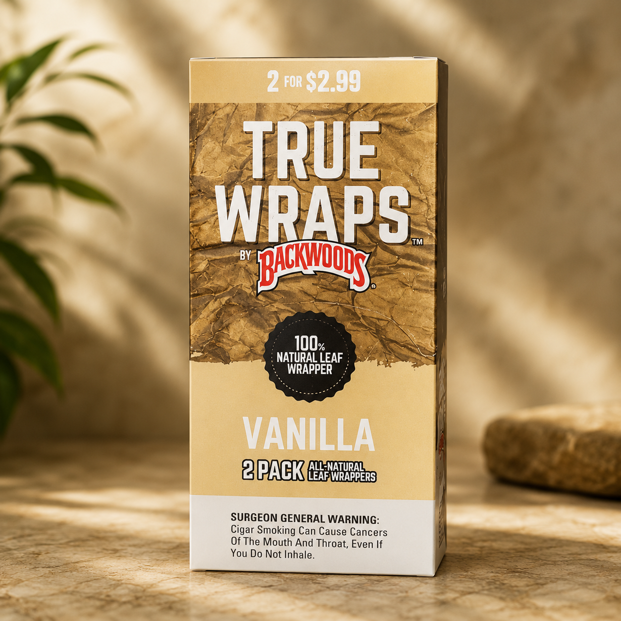 True Wraps by Backwoods - Leaf Wrapper - 2 pack