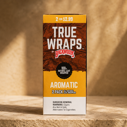 True Wraps by Backwoods - Leaf Wrapper - 2 pack