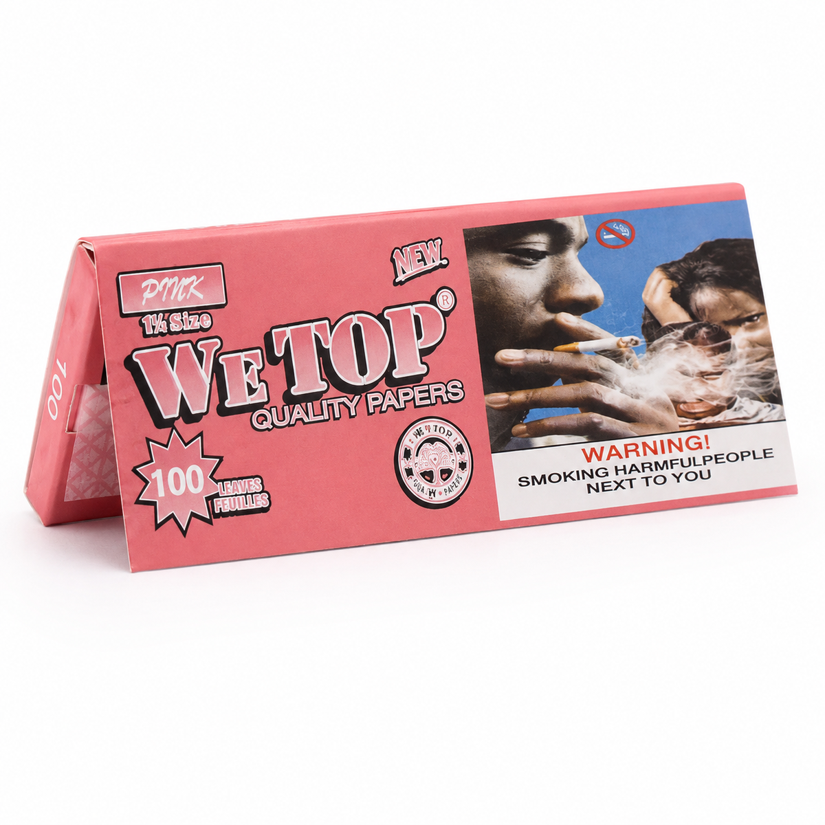 Wetop 1 1/4 Size Mixed Colored (Blue, Green, Purple & Pink) Rolling Paper
