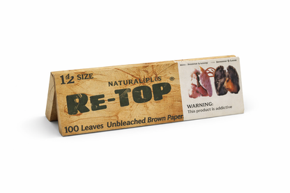 ReTop Brown 1 1/4 Size Rolling Papers