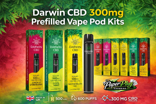Darwin 300mg Prefilled CBD Vape cartridge Pod Kit