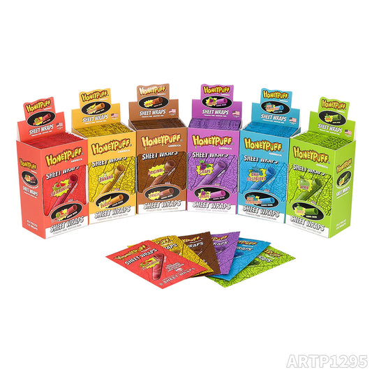 Organic Honeypuff America Blunt Sheet Wraps - 5 Wraps