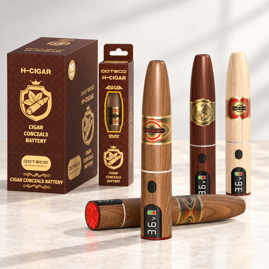 Cigar Style Concealed 510 Thread Vape Cartridge Pen 400mah Battery