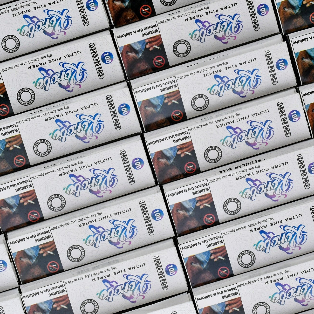 Korobo White Regular Size Rolling Papers - 100 Leaves