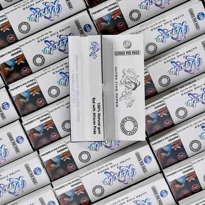 Korobo White Regular Size Rolling Papers - 100 Leaves