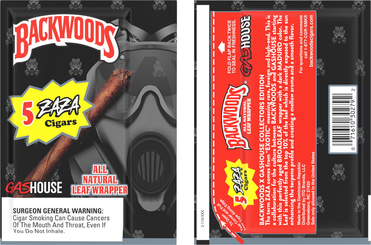 Backwoods - (Limited Edition) Leaf Wrapper Cigars /  Cigarillos - 5 Pack